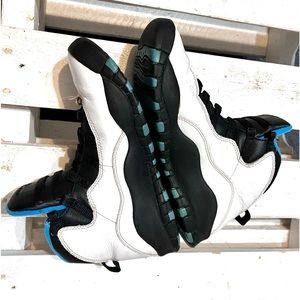 2013 Nike Air Jordan 10 Retro Size 7Y Powder Blue White Black 310806-106